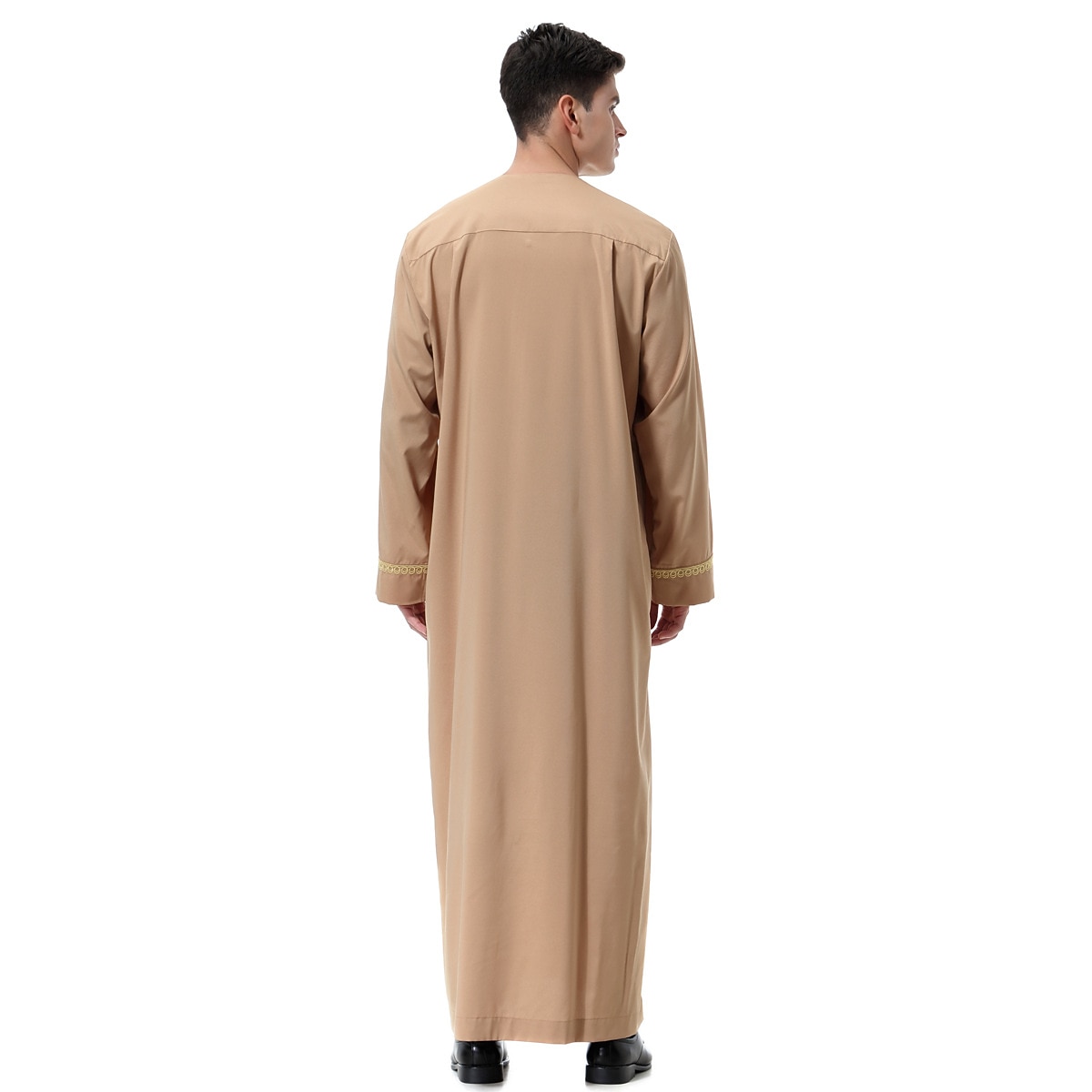 رجالي رداء - روب ثوب / جبة ديني سعودي عربي العربية مسلم رمضان بالغين / قمصان الرضعثوب الراقص 2025 - $48.99 –P15