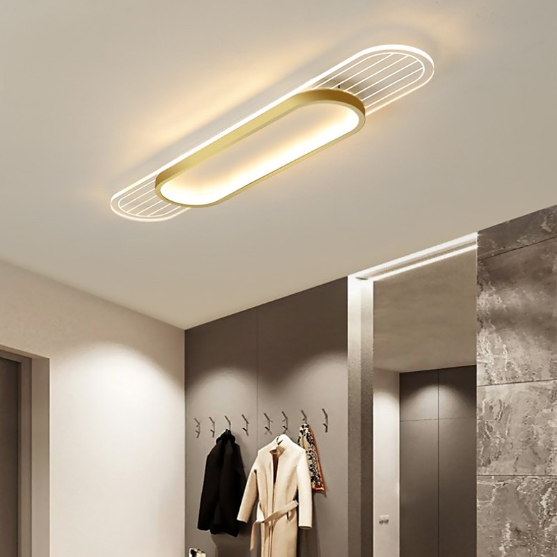 led stripe lampe aluminiumslegering innfelt taklampe 25cm taklampe for stuegang gang 2025 - $86.99 –P4