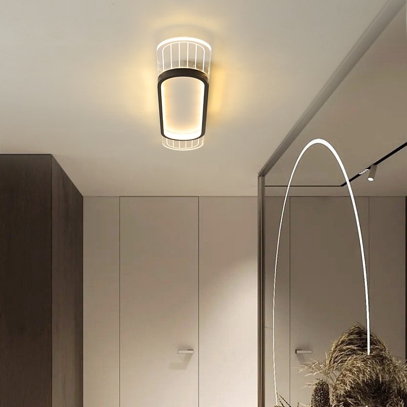 led stripe lampe aluminiumslegering innfelt taklampe 25cm taklampe for stuegang gang 2025 - $86.99 –P6