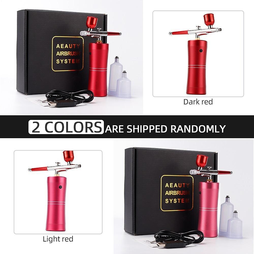 Airbrush Kit Mini Portable Handheld Compressor With Air Brush Spray Gun For Makeup Cake Decorating Model Coloring Manicure Tattoo Drawing Art 2025 - $38.99 –P10