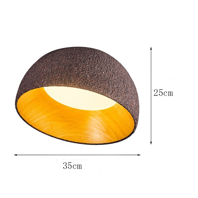 led taklys dimbar innfelt taklampe 35cm harpiks led taklampe moderne rund taklampe taklampe for stue korridor 2025 - $345.49 –P12