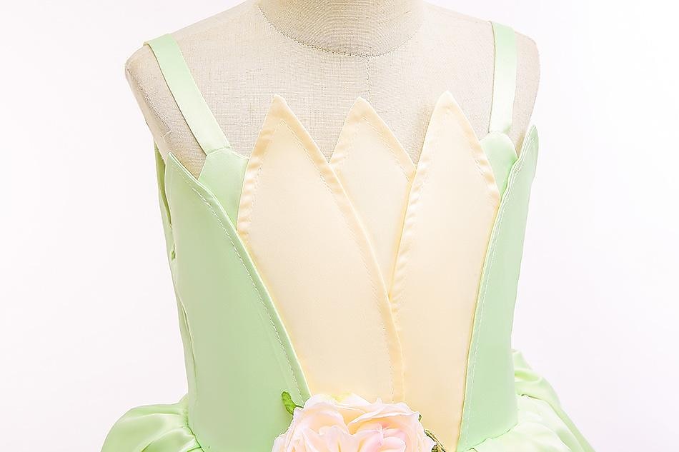 Tinker Bell DinBasme Prințesă Tiana Rochie de fete cu flori Costum de petrecere tematică Rochii din tul Activ Dulce Film Cosplay for Fete Pentru copii Nuntă Invitat la nunta 2025 - $20.99 –P8