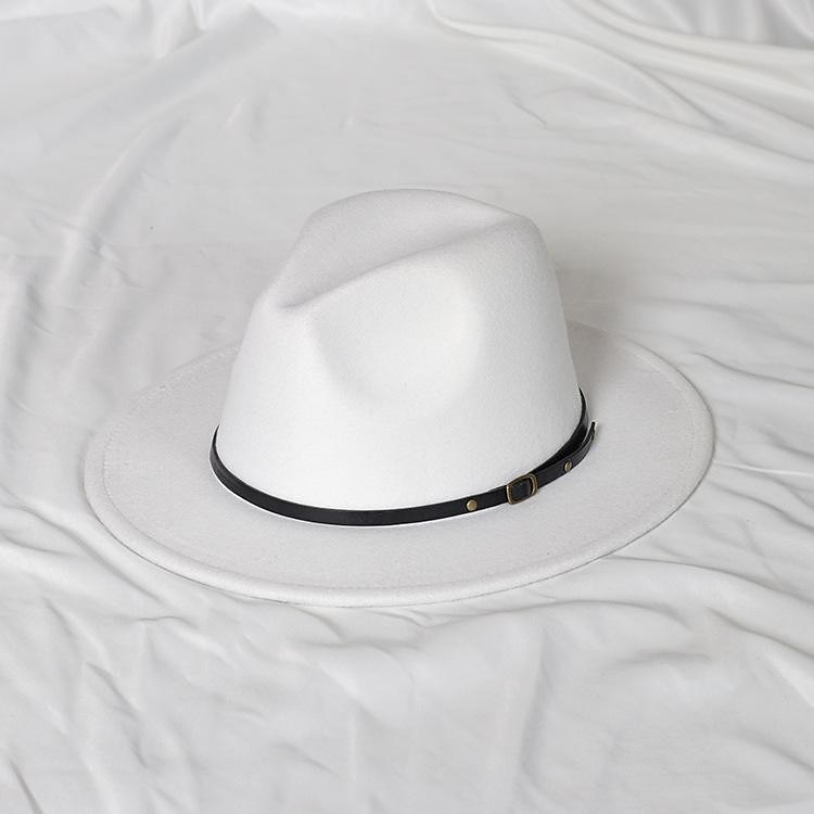 Hüte Wolle / Acryl Fedora-Hut Formal Hochzeit Einfach Mit Pure Farbe Kopfschmuck Kopfbedeckung 2025 - $9.99 –P5