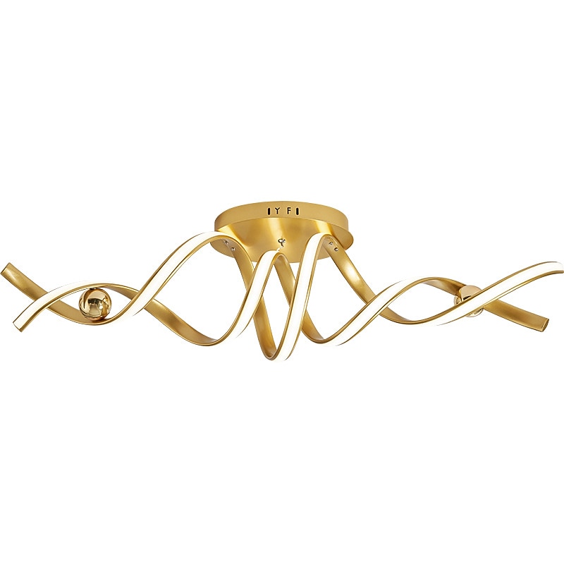 светодиодный подвесной светильник с круглой круглой линией, 100 см, алюминиевый островной светильник для столовой, спальни, подвесные светильники, 110-240 В, только диммируемый с дистанционным 2026 - $399.99 –P15