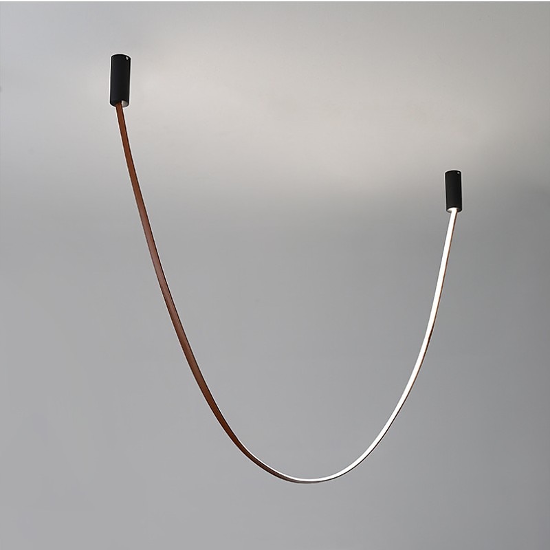 led pendel 2/3/4m liner design 1-lys 4000lm minimalistisk design pendel for spisestue, soverom, stue 2025 - $229.99 –P7
