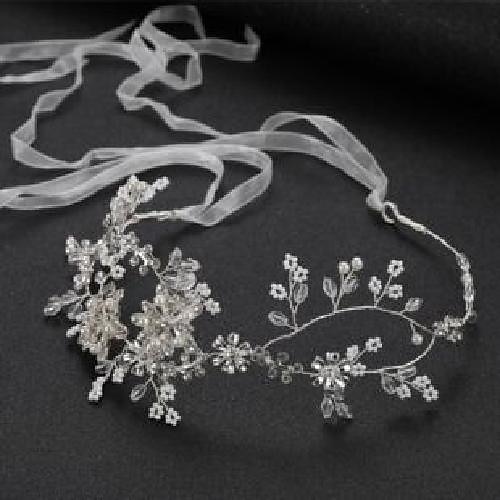 pieptene de păr de mireasă de cristal pentru nuntă, cu strasuri, agrafă de păr de mireasă strălucitoare, accesorii de păr bijuterie pentru femei și fete (argintiu) 2025 - $11.49 –P19