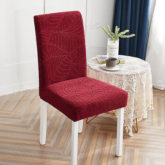 Capa de cadeira de jantar repelente de água capa elástica para assento de cadeira elastano com protetor elástico inferior para sala de jantar cerimônia de casamento durável lavável de 2025 por $12.49 –P5