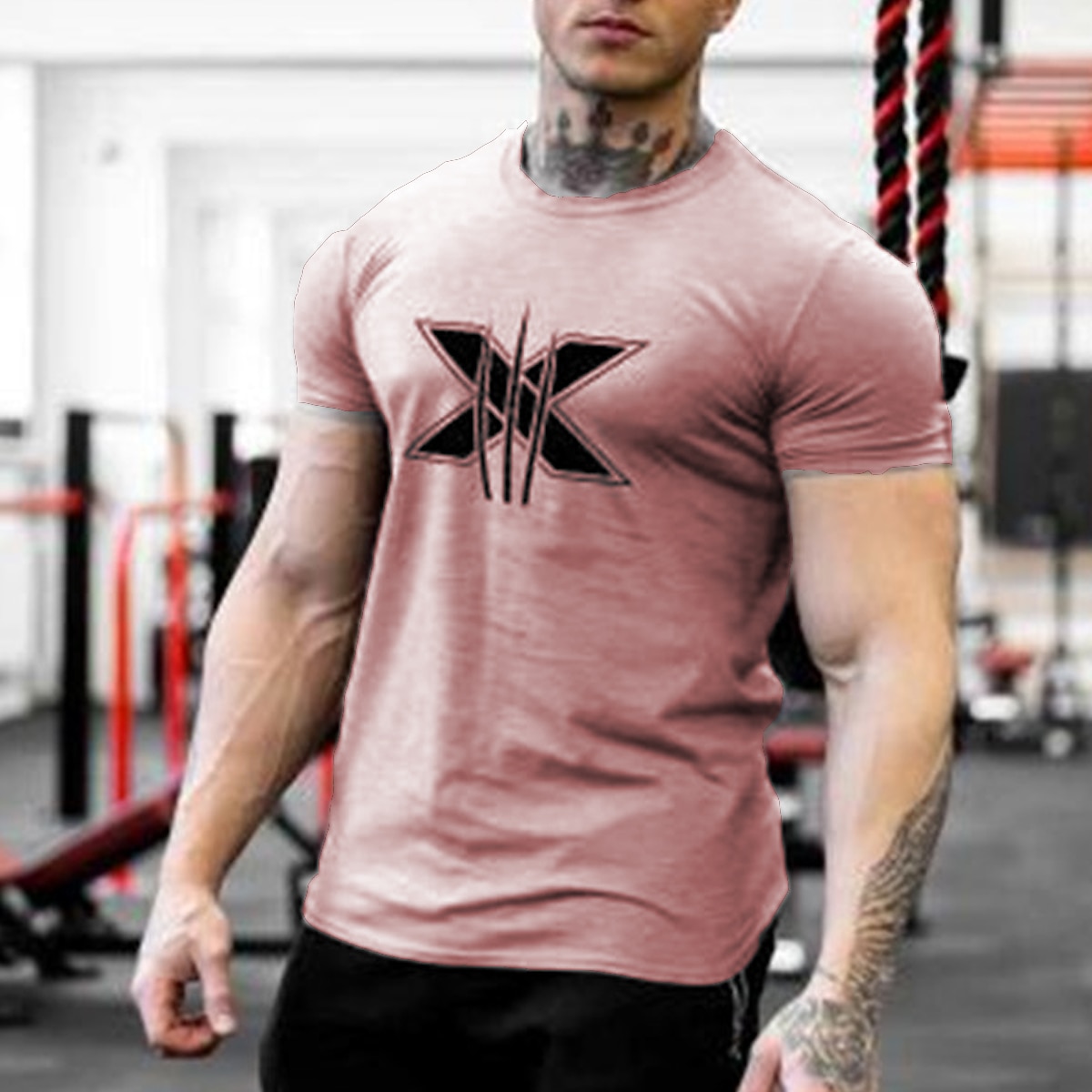 Hombre Graphic Letra Arañazos Camiseta Tee Algodón Manga Corta Gráfico Camisa Negro Blanco Verde Ejército Camiseta cómoda Aptitud física Gimnasia Ropa de diseñador de moda 2025 - $15.99 –P15