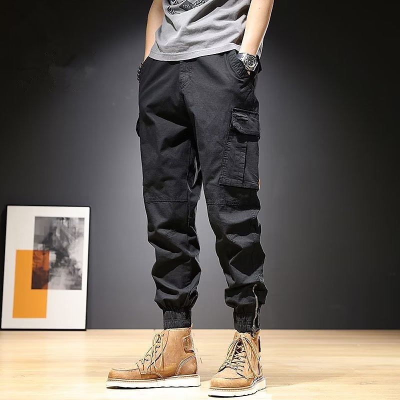 Affordable Wholesale plain casual 6 pocket cargo pants For