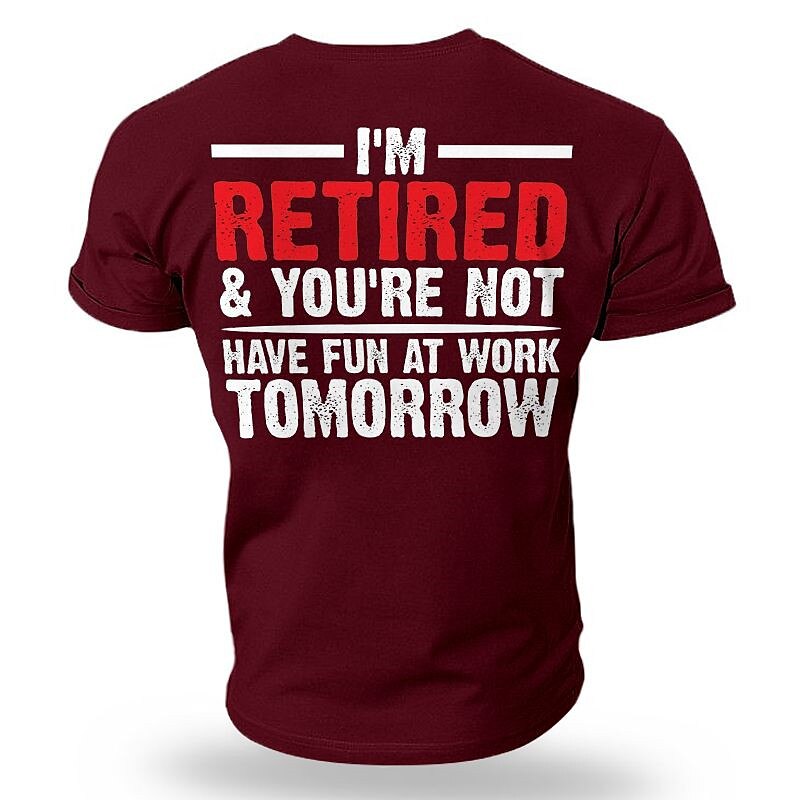 2025年 男性用 グラフィック レタープリント Tシャツ グラフィックTシャツ コットン 半袖 グラフィック シャツ ワイン ホワイト レッド 快適なTシャツ バケーション ストリート ファッションデザイナーの衣類 コレクション – $15.99 –P5