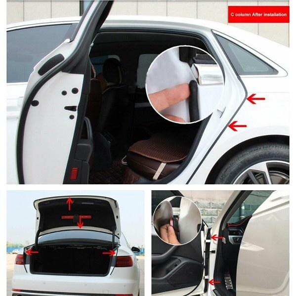Starfire 5M L-shaped car door trunk sealing strip rubber sealing strip edge universal 5 meters high-quality car quiet solution rubber sealing strip shape sound insulation bumper strip 2025 - $12.99 –P5