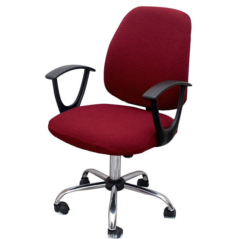 Schonbezug für Computer Bürostuhl elastisch drehbar Gamingsitz Schonbezug elastisch Polarfleece schwarz einfarbig weich strapazierfähig waschbar 2025 - $19.99 –P12
