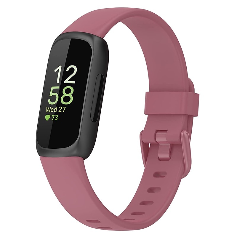 Smart Watch Band Συμβατό με Fitbit Inspire 3 σιλικόνη Εξυπνο ρολόι Λουρί Μεταλλικό κούμπωμα Αδιάβροχη Ρυθμιζόμενο Αθλητικό Μπρασελέ Αντικατάσταση Περικάρπιο 2025 - $11.99 –P13