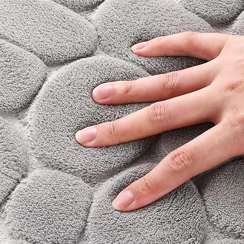 3 st badmatta halkfria badrumsmattor, ultramjuk halkfri badmatta och absorberande badmattor, inkluderar u-formad konturmatta, toalettlocksöverdrag 2025 - $18.99 –P2