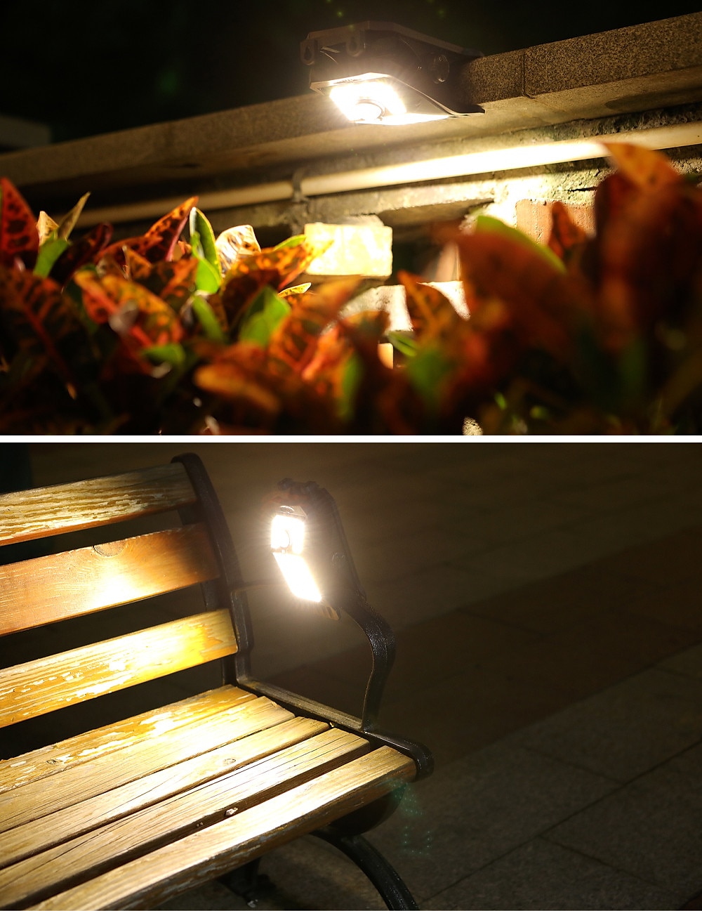 Lumină solară cu led pentru grădină, în aer liber, cu clipsare, cu senzor de mișcare, IP65, rezistentă la apă, pentru gard, punte, perete, cort de camping, terasă 2025 - $39.99 –P3