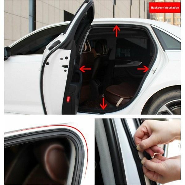 Starfire 5M L-shaped car door trunk sealing strip rubber sealing strip edge universal 5 meters high-quality car quiet solution rubber sealing strip shape sound insulation bumper strip 2025 - $12.99 –P4