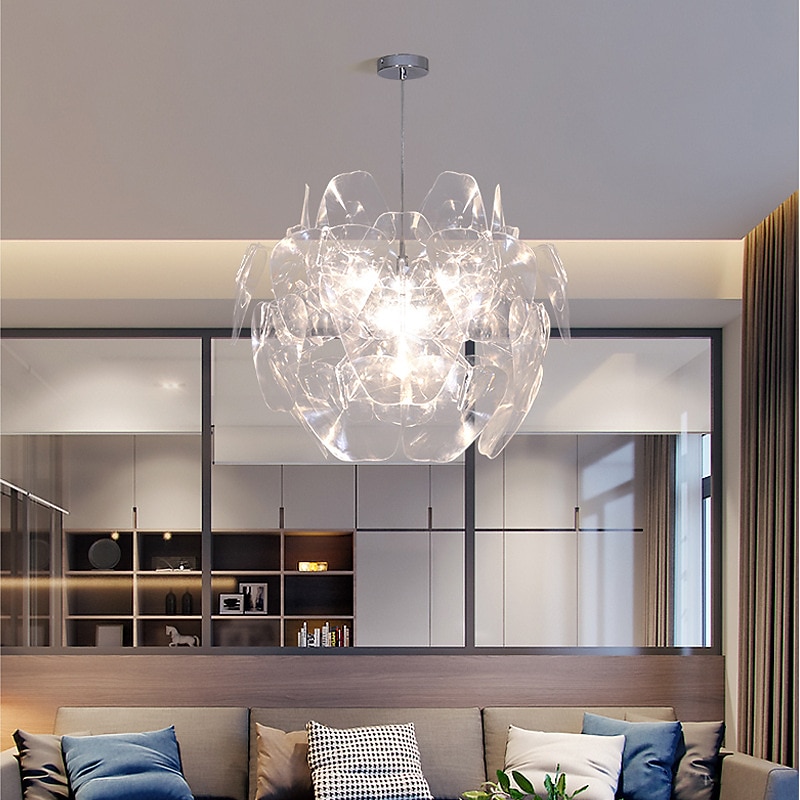 LED-Pendelleuchte 60cm Blumendesign moderne Acryl-Kronleuchter-Pendelleuchte exquisite Deckenbeleuchtung dekorative Deckenleuchte für Wohnzimmer Flur Schlafzimmer 2025 - $399.99 –P5