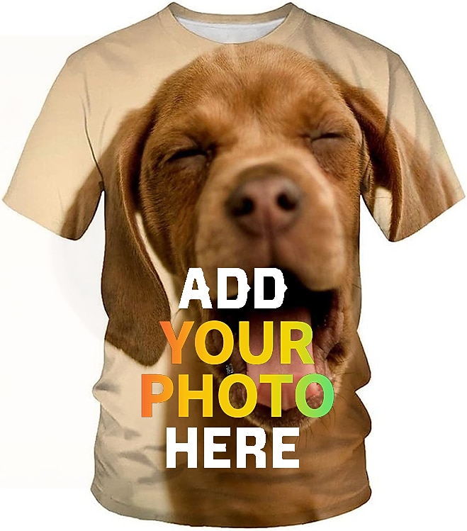 Custom T Shirt for Men Design Your Own Custom Shirts Personalized All Over Print Tee Custom Gifts 2025 - $19.49 –P1