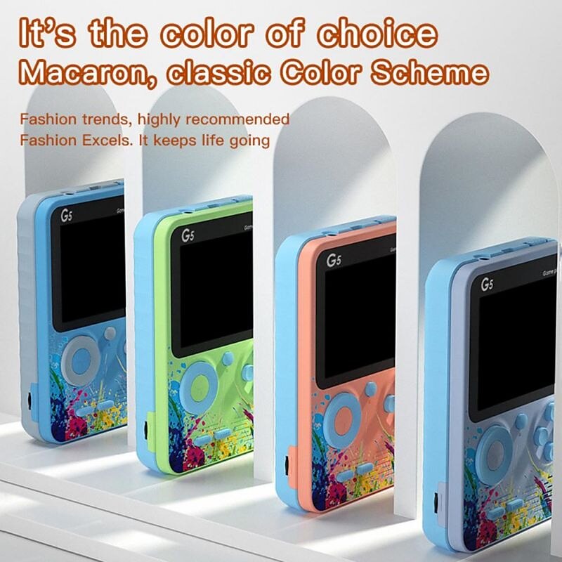 G5 Game Console 500-Games Classic Game Device Ergonomic 3.0'' Screen Handheld Gaming Player for Kids Gift Video Game Console, Christmas Birthday Gift 2025 - $29.99 –P4