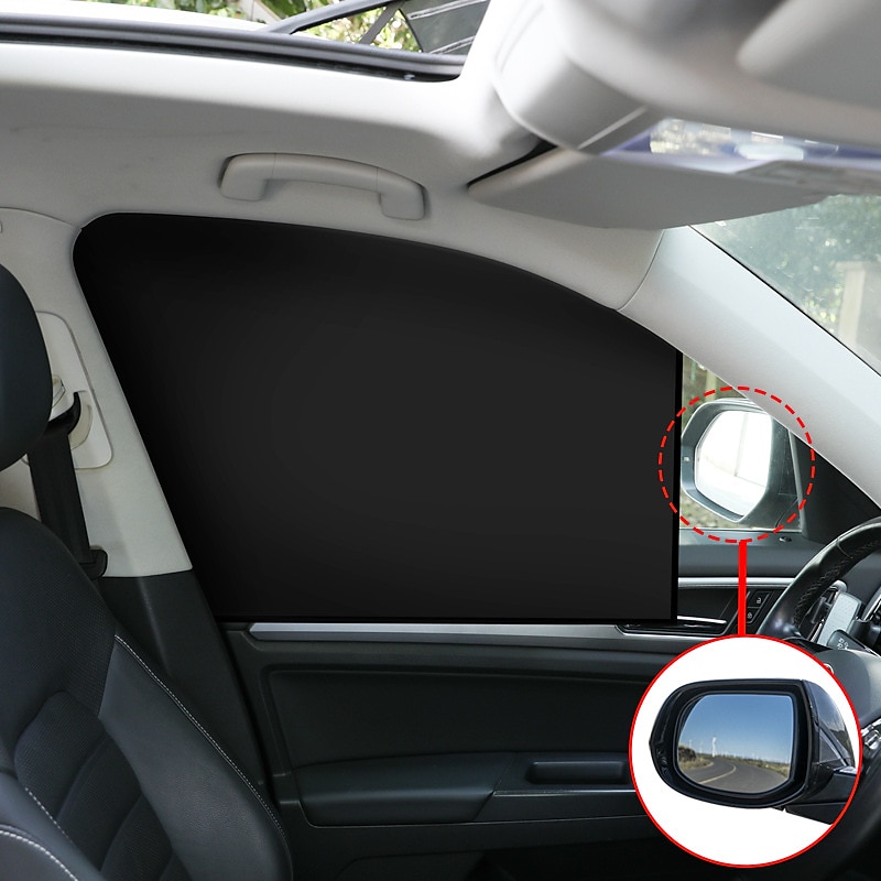 2025年 車のブラインド 磁石バックル 簡単に設置できます 用途 ユニバーサル フロントウィンドウ 右助手席側 サイドウィンドウ ペット用 赤ちゃん サンケア ポリエステル 27*22*0.2 cm  コレクション – $13.99 –P4