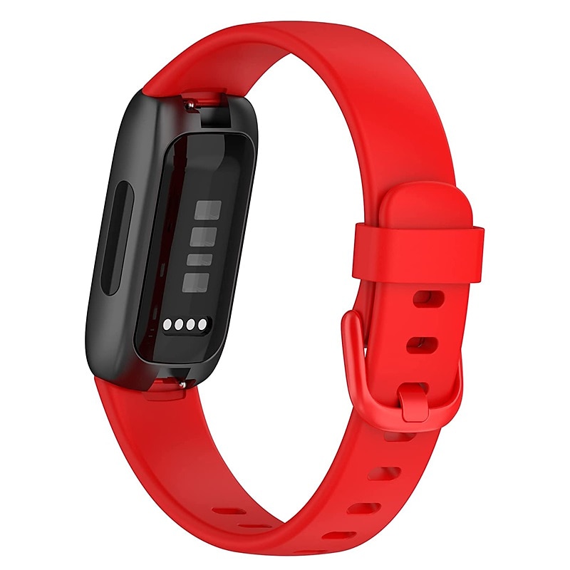 Smart Watch Band Συμβατό με Fitbit Inspire 3 σιλικόνη Εξυπνο ρολόι Λουρί Μεταλλικό κούμπωμα Αδιάβροχη Ρυθμιζόμενο Αθλητικό Μπρασελέ Αντικατάσταση Περικάρπιο 2025 - $11.99 –P5