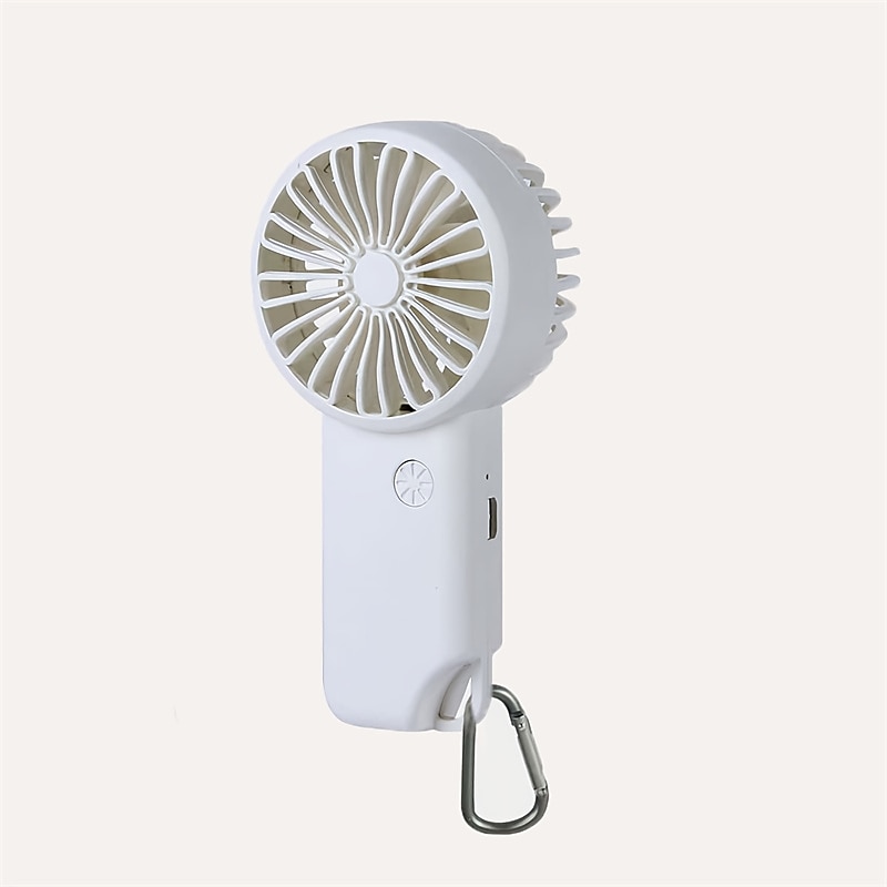 Csendes mini kézi ventilátor – USB újratölthető 3 sebességes kis zsebszellőztető otthonra irodára és szabadtéri használatra 2025 - $15.99 –P4