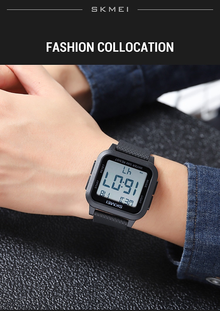 SKMEI 1894 Военная Водонепроницаемая Цифровая Часы Для Мужчин Уличные Устойчивые к Ударом Спортивные Наручные Часы Модный Электронный Стиль 2025 - $17.99 –P10