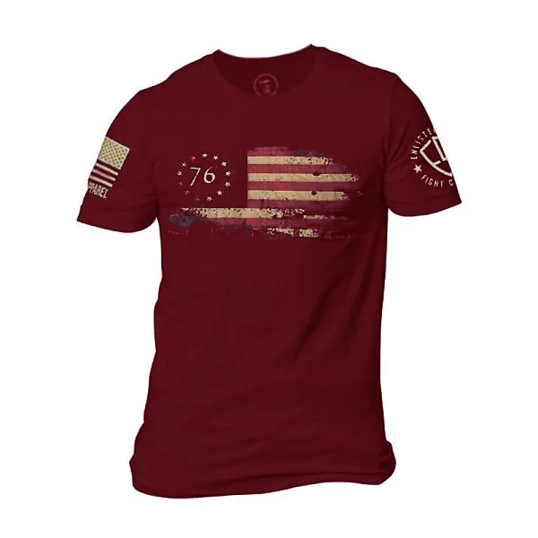 Jour des vétérans T-shirt homme patriote patriote vétéran 100% coton graphique T shirt chemise confortable tee extérieur street mode designer vêtements S M L XL XXL de 2025 ? $15.99 –P4