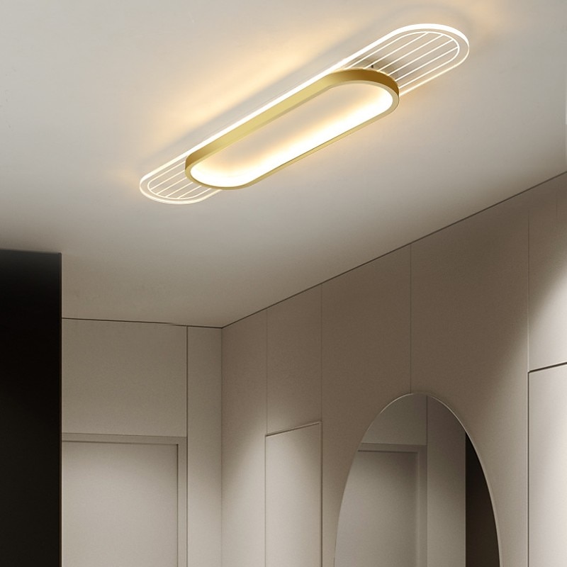 led stripe lampe aluminiumslegering innfelt taklampe 25cm taklampe for stuegang gang 2025 - $86.99 –P3