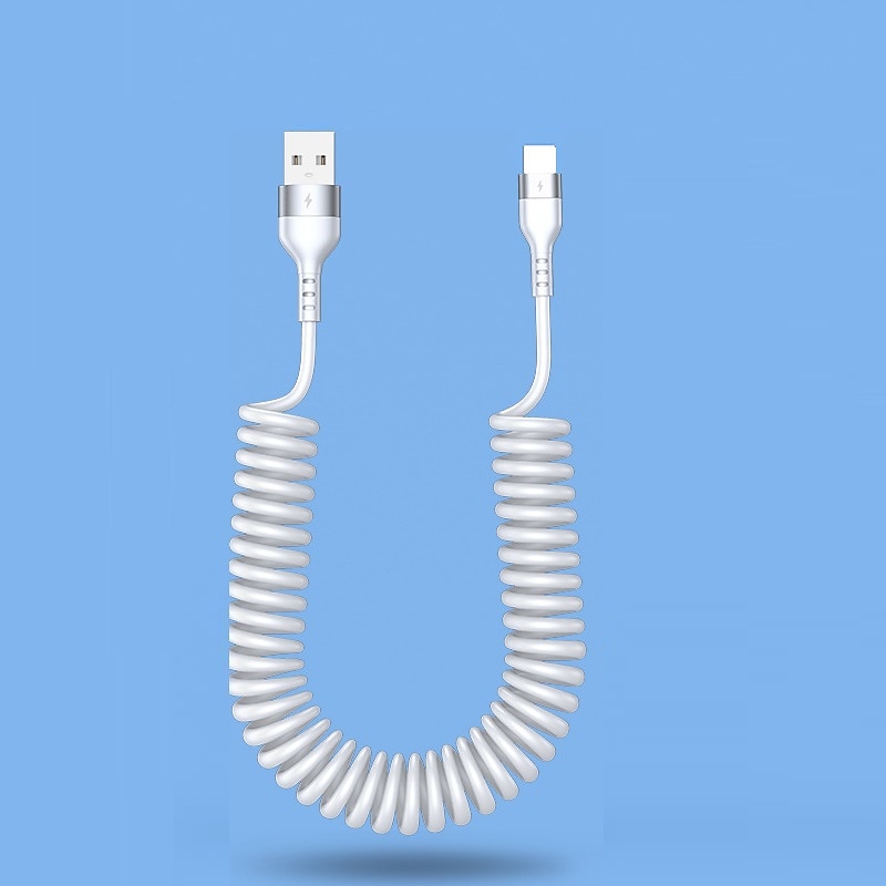 καλώδιο γρήγορης φόρτισης 5a 66w τύπου usb καλώδιο c 3a micro usb ελατήριο καλώδιο αυτοκινήτου realme αξεσουάρ τηλεφώνου για iPhone samsung αξεσουάρ τηλεφώνου xiaomi huawei 2025 - $10.99 –P1
