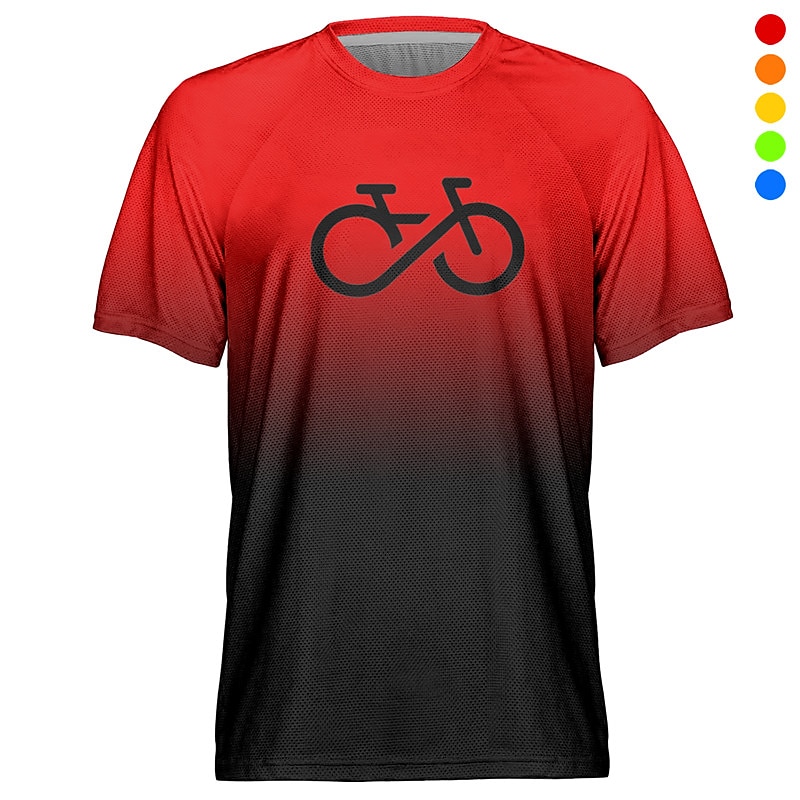 Voor heren Downhill Jersey Korte mouw Geel Rood Blauw Grafisch Fietsen Shirt Ademend Sneldrogend Polyester Sport Grafisch Grappig Kleding 2025 - $21.99 –P2