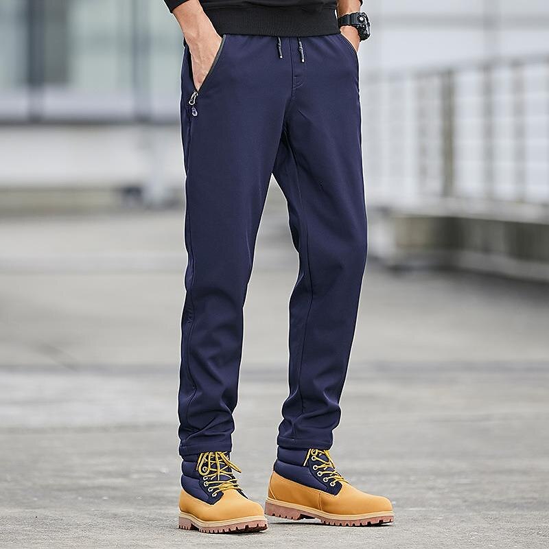 Homens Calças de Trilha Ao ar livre Normal Respirável Esticar Resistência ao desgaste Resistente a riscos Calças Com Cordão Cintura elástica Preto Azul Marinho Escuro Caça Pesca Alpinismo M L XL XXL de 2025 por $26.99 –P6