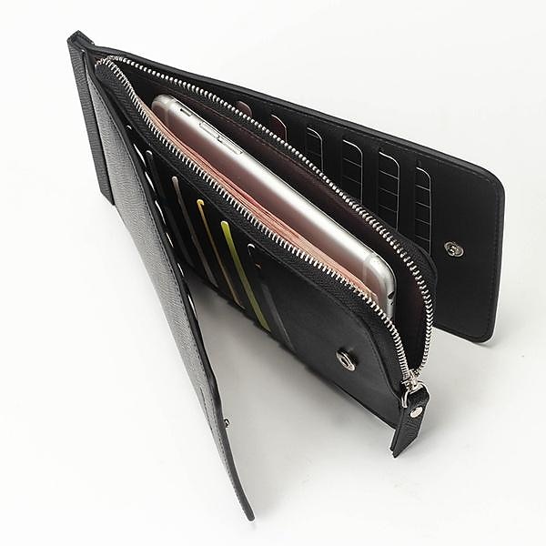 rfid blokkerende bifold multi-kort lommebok med glidelåslomme 2025 - $18.99 -P2