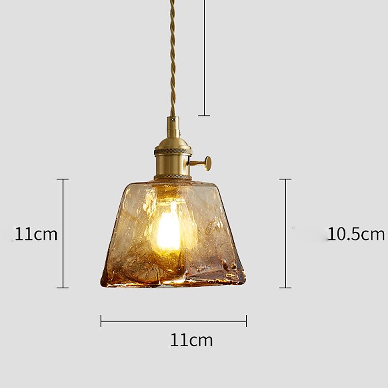 LED Pendant Light Mini Glass Copper Pendant Ceiling Hanging Light with Glass Shade Clear Glass Pendant Lighting for Bedroom Living Dining Room Kitchen 2025 - $148.99 –P16