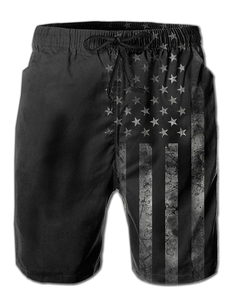 Herr Grafiska tryck Landsflagga Badshorts Boardshorts Medium Midja Hawaiisk Boho Ledigt Dagligen Helgdag Snörning med meshfoder Elastisk midja Designer Kläder 2025 - $19.99 –P9