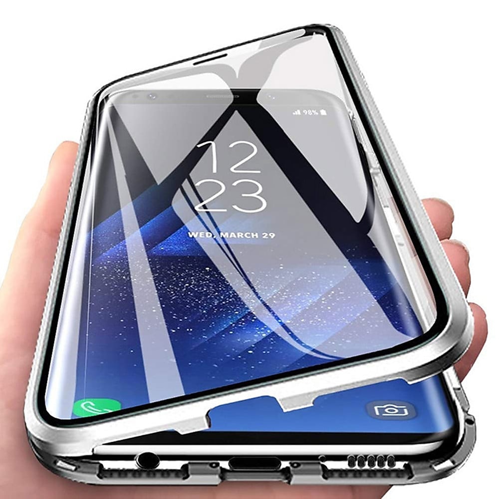 telefone Capinha Para Samsung Galaxy A34 A54 A73 A53 A33 A72 A52 A42 A71 A51 A31 A21s A12 A32 A13 Caso de Adsorção Magnética e protetor de tela Transparente Magnética Transparente Vidro Temperado de 2025 por $21.99 –P5
