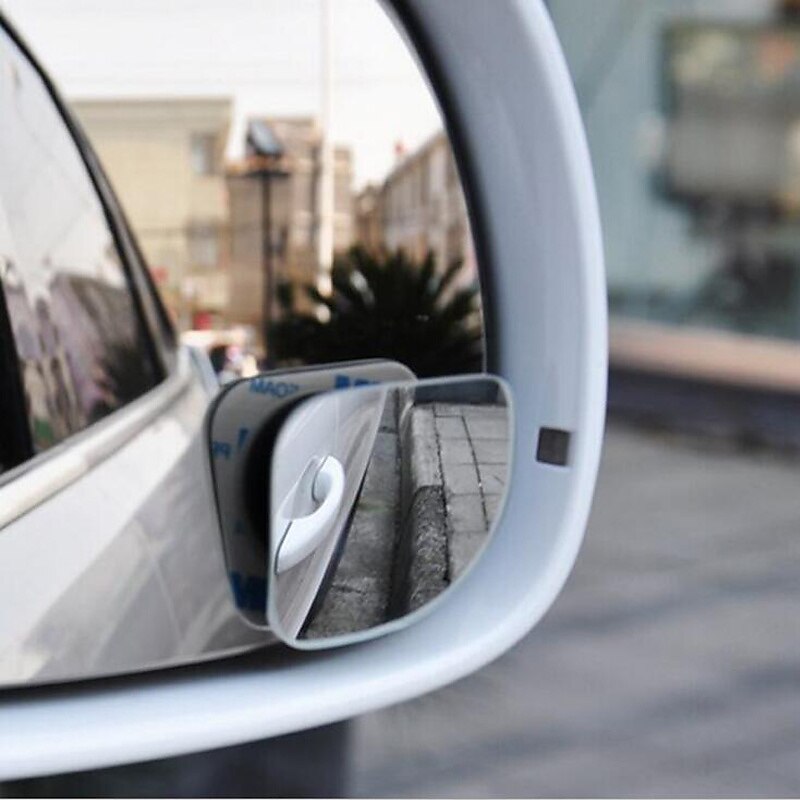 2pcs Car Frameless Blind Spot Mirrors - 360° Wide Angle, Universal Fit for Enhanced Safety 2025 - $17.99 –P4
