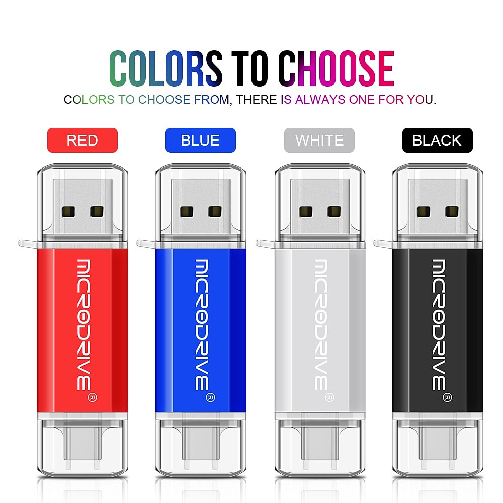 2025年 マイクロドライブ 32 ギガバイト 64 ギガバイト 128 ギガバイト usb フラッシュ ドライブ otg タイプ c 高速ラップトップ コレクション – $15.99 –P6