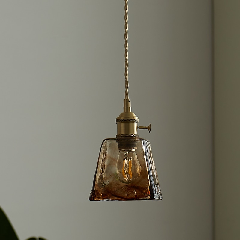LED Pendant Light Mini Glass Copper Pendant Ceiling Hanging Light with Glass Shade Clear Glass Pendant Lighting for Bedroom Living Dining Room Kitchen 2025 - $148.99 –P12