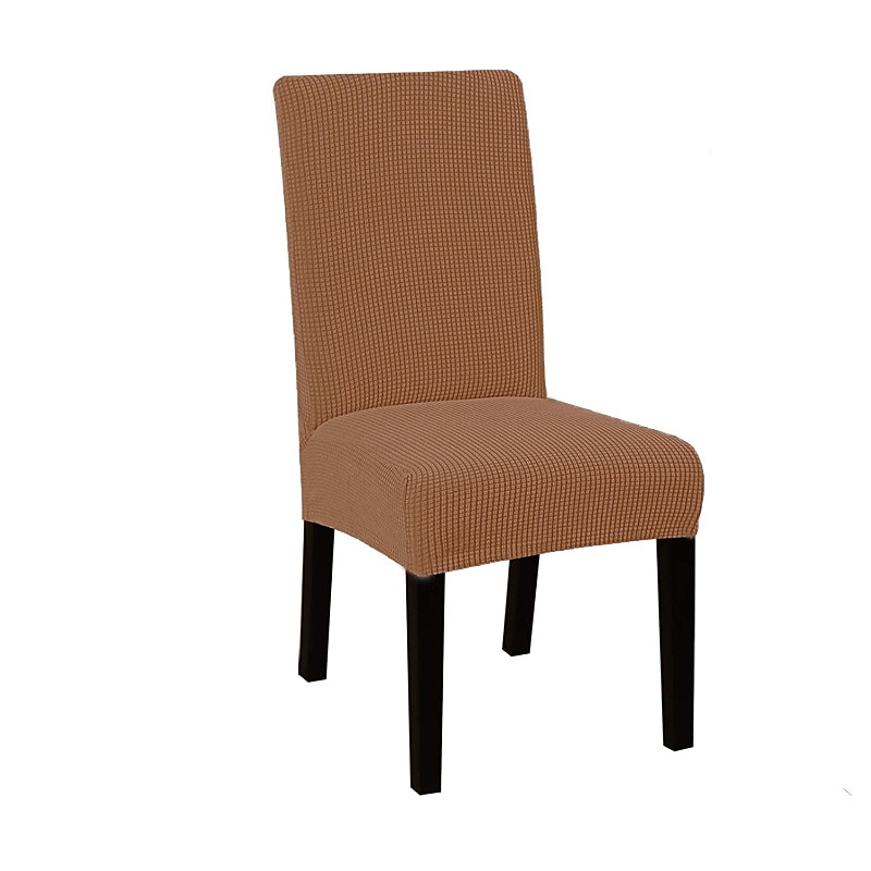 Capa de cadeira de jantar repelente de água capa elástica para assento de cadeira elastano com protetor elástico inferior para sala de jantar cerimônia de casamento durável lavável de 2025 por $5.99 –P11