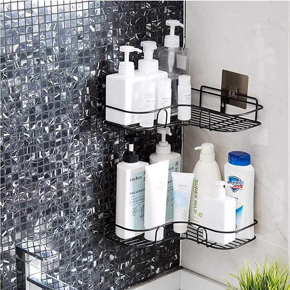 Mensola Per Doccia, Mensola Per Il Bagno, Cucina, Senza Punzonatura, Triangolo, Scaffale Per Il Bagno, Accessori Per Il Bagno del 2025 a $6.99 –P4