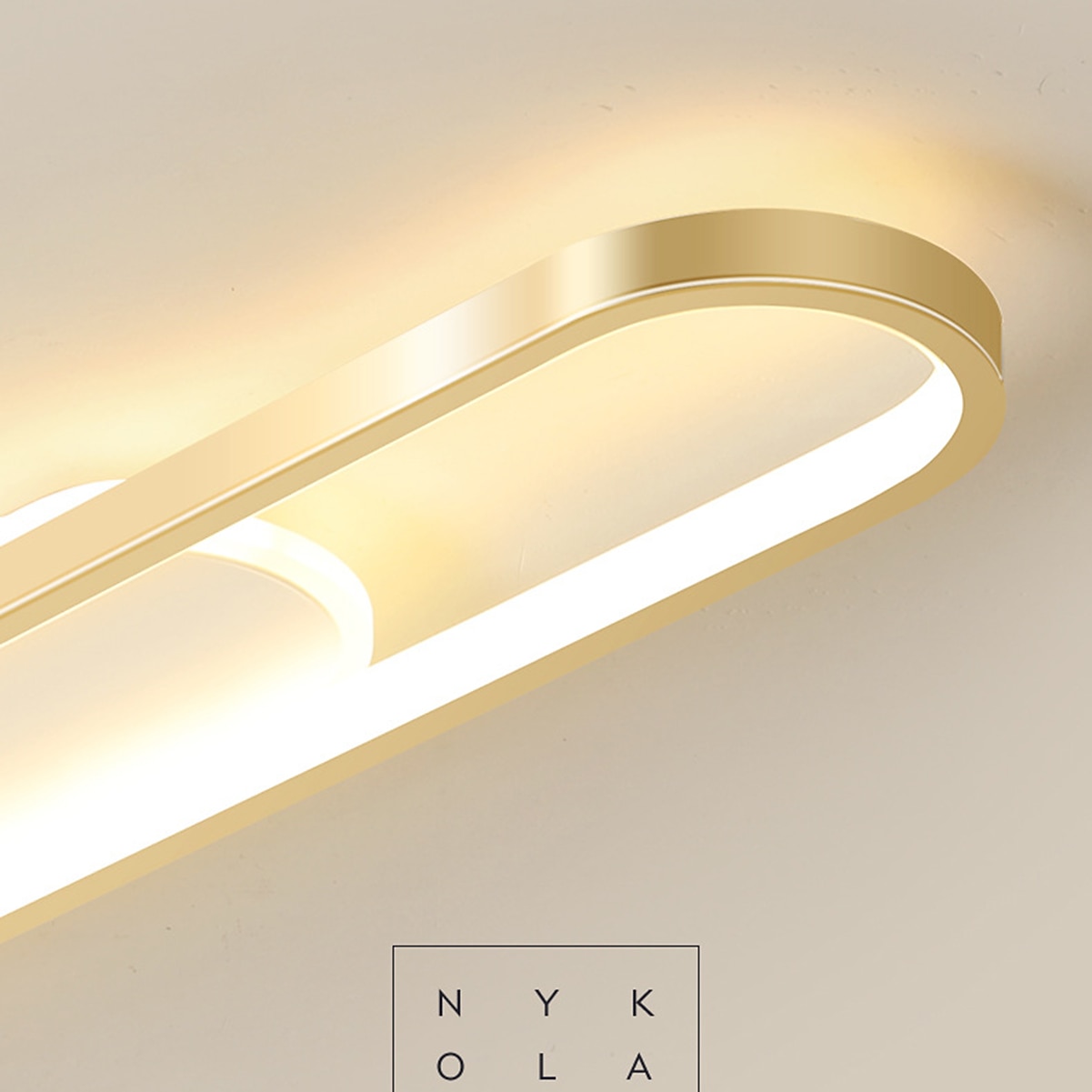 Modern LED Ceiling Lamp 1-2 Lamp Track Lamp Sotlight 80cm 100cm Geometric Ceiling Lamp Dimmable Remote Control Living Room Bedroom Kitchen Dining Room Lamp AC220V 2026 - $264.59 –P10