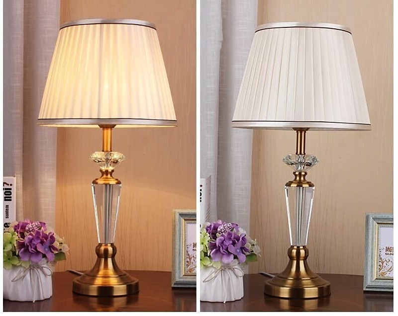 Bedside lamps Multi-shade / Ambient Lamps Crystal / Nordic Style For Living Room / Bedroom Metal Green 2025 - $237.29 –P6