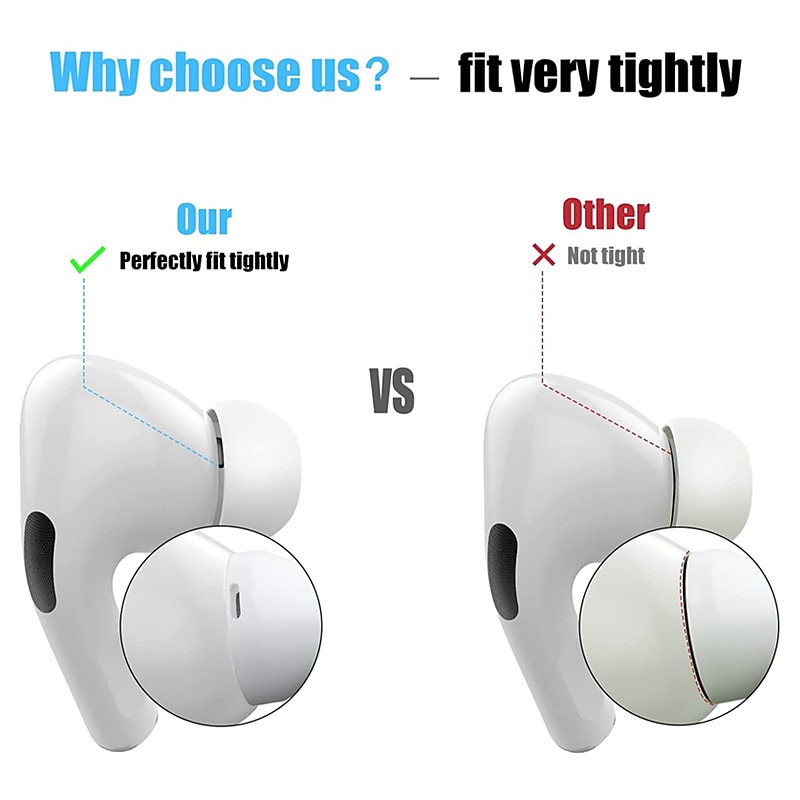 Заушник силиконовый Совместим с Apple AirPods Pro 2nd Generation Воздушные капсулы Pro 2 1 AirPods Pro Очаровательный Круто 2025 - $10.99 –P5