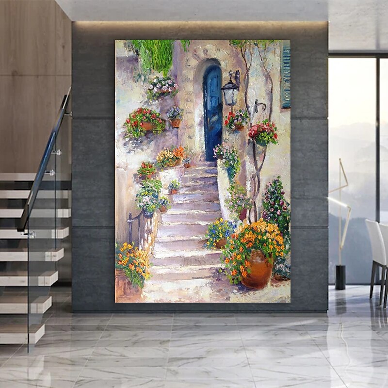 Oil Painting Hand Painted Impression Landscape Canvas Painting Comtemporary Simple Modern Stretched Canvas Ready to Hang 2025 - €117.34 –P2