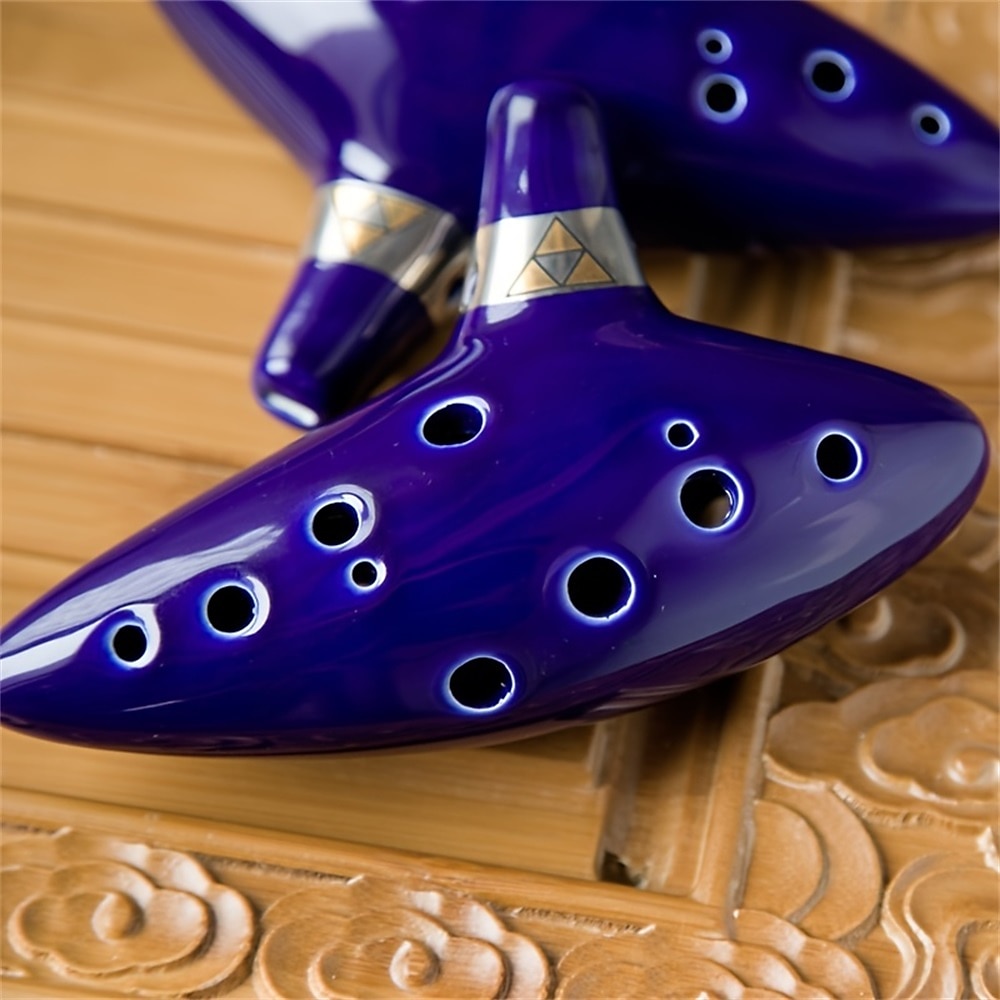 12 חורים אוקרינה קרמיקה alto c legend of ocarina כלי נגינה בחליל 2025 - $31.99 –P4