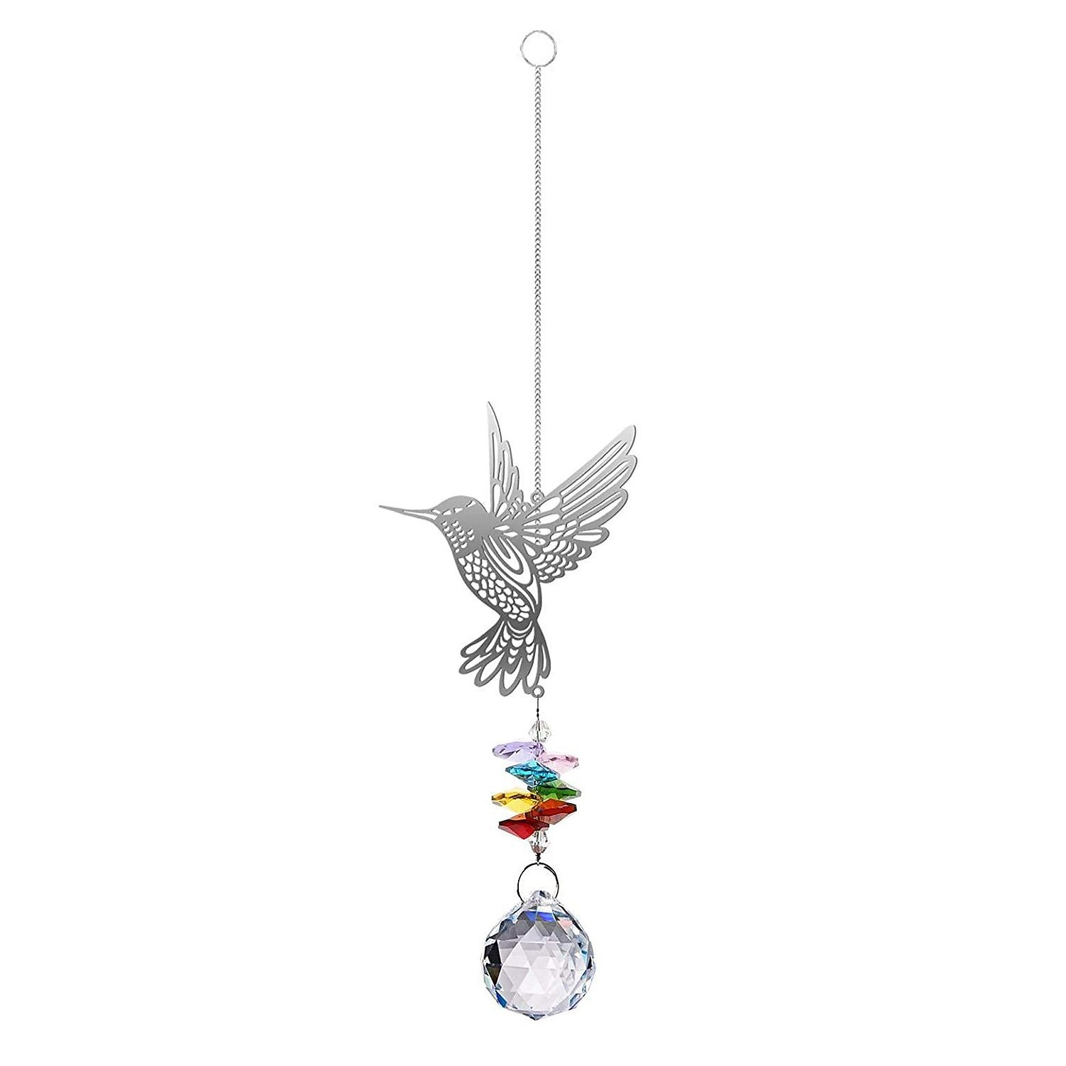 suncatcher κολιμπρί κρύσταλλο ήλιο catcher κρυστάλλινο κρεμαστό φωτισμό κρεμαστό κήπο πρίσμα διακόσμηση μπάλα 2025 - $8.49 –P2