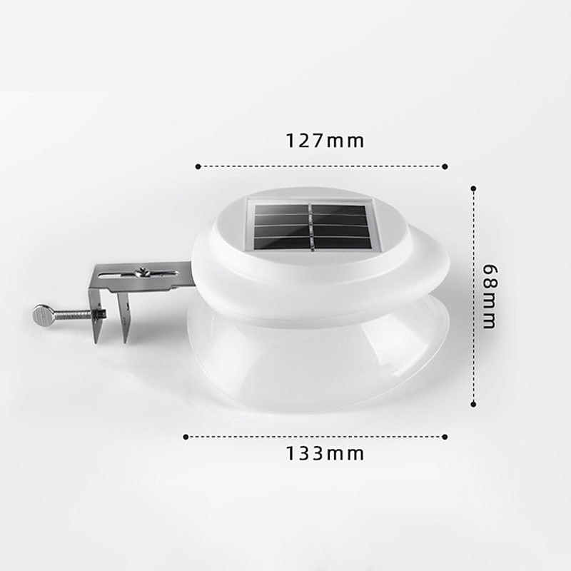 1/4/6 τμχ ηλιακά φώτα υδρορροής υπαίθριο αδιάβροχο ηλιακό φως φράχτη για πρόσβαση στο κατάστρωμα αυλή βεράντα δρόμο γκαράζ σκάλα τοίχος διακόσμηση τοπίου φωτισμός ηλιακό φως νύχτας 2026 - $28.99 –P9