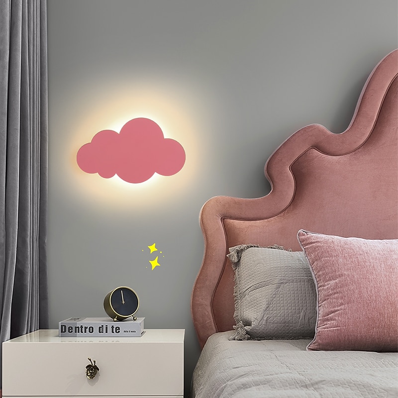 Applique Da Parete Per Cameretta Bianca Lampada Da Notte A Forma Di Nuvola Per Camera Da Letto del 2025 a $99.99 –P8
