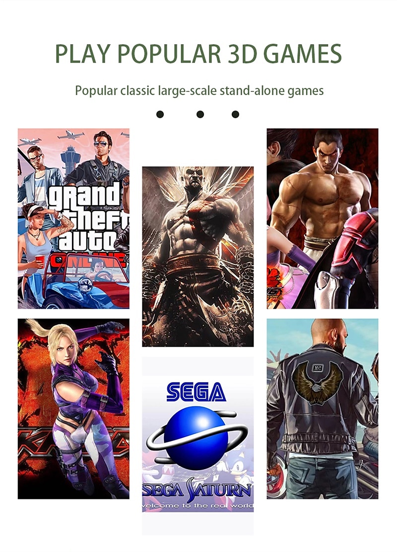 AMPOWN G11 Pro 4K HD 3D GameBox Video game console 64G 128G 256G game sopa 2.4G tablet GamePad support PSP GBC GBA N64 40000 games,Birthday Party Valentine's Day Gifts for Friends and 2026 - $98.99 –P9